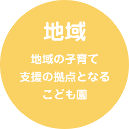 地域 地域の子育て支援の拠点となるこども園